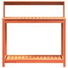 vidaXL Potting Table with Shelves Brown 108x50x109.5 cm Solid Wood Pine