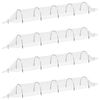 vidaXL Netting Tunnels 4 pcs 1,5x5 m Fibreglass and PP