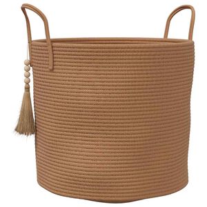 vidaXL Storage Basket Brown &Oslash;40x35 cm Cotton