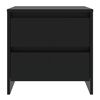 vidaXL Bedside Cabinets 2 pcs Black 45x34.5x44.5 cm Engineered Wood