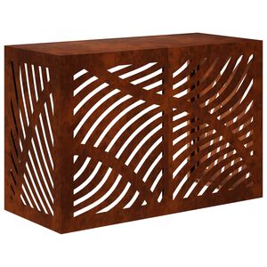 vidaXL Air Conditioner Cover Rusty 90 x 40 x 60 cm Weathering Steel