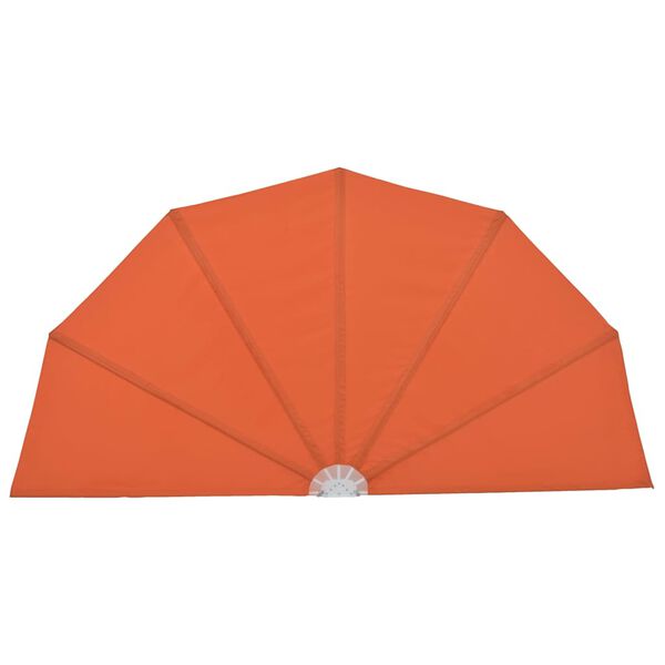 vidaXL Collapsible Terrace Side Awning Terracotta 200 cm