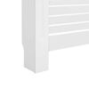 vidaXL Radiator Covers 2 pcs White 152x19x81.5 cm MDF