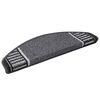 vidaXL Self-adhesive Stair Mats 15 pcs Anthracite 65 x 21 x 4 cm