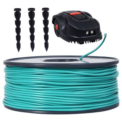 vidaXL Boundary Wire 150m for Robotic Lawnmower with 100 Pegs