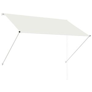 vidaXL Retractable Awning 200x150 cm Cream