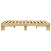 vidaXL Bed Frame without Mattress 120x200 cm Solid Wood Oak