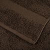 vidaXL Premium Hand Towels "SOLUND" 10 pcs Brown 50x100 cm 600 gsm