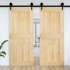 vidaXL Door NARVIK 95x210 cm Solid Wood Pine