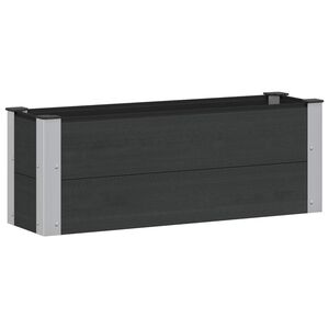 vidaXL Garden Raised Bed Black 100 x 30 x 36 cm
