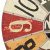 vidaXL Wall Clock Multicolour 60 cm MDF