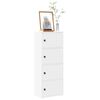 vidaXL Bookcase White 40x24x102 cm Engineered Wood