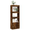 vidaXL Highboard&nbsp;Smoked Oak 63x33x180 cm Engineered Wood