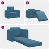 vidaXL Sofa Bed Blue 98 x 71 x 83 cm Velvet