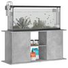 vidaXL Aquarium Stand Concrete Grey 121x41x58 cm Engineered Wood