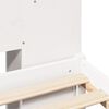 vidaXL Bookcase Bed without Mattress White 120x200 cm Solid Wood Pine