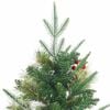 vidaXL Artificial Hinged Christmas Tree Green 210 cm PE and PVC