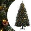 vidaXL Artificial Christmas Tree 300 LEDs 240 cm