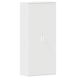 vidaXL Shoe Cabinet 80 x 39 x 178 cm Engineered Wood White