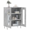 vidaXL Sideboard Concrete Grey 69.5x34x90 cm Engineered Wood
