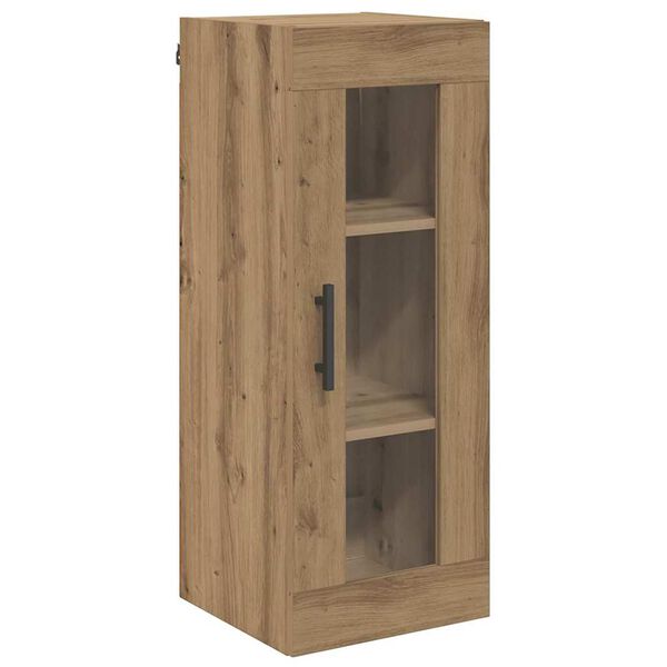 vidaXL Wall Mounted Cabinet Artisan Oak 34.5 x 34 x 90 cm