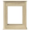 vidaXL Fireplace Surround Sonoma Oak 75x20x87.5 cm Engineered Wood