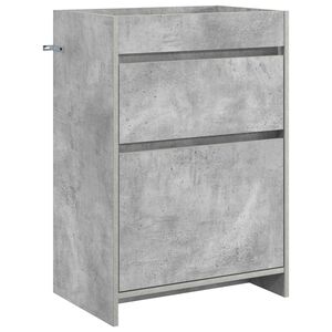 vidaXL Bathroom Under Sink Cabinet Concrete Grey 56 x 37.5 x 81 cm
