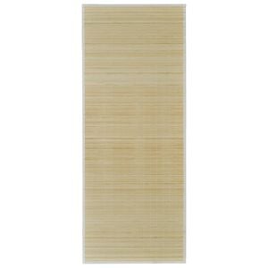 vidaXL Carpet | Natural bamboo | Bamboo | 80 x 200 cm | Non-slip | Bamboo Rug