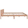vidaXL Bed Frame without Mattress Honey Brown Solid Wood Super King Size