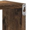 vidaXL Wall Shelf Smoked Oak 75x16x55 cm Engineered Wood