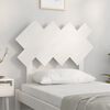 vidaXL Bed Headboard White 92x3x81 cm Solid Wood Pine
