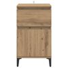 vidaXL Bedside Cabinet Artisan Oak 40 x 35 x 70 cm Engineered Wood