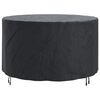vidaXL Outdoor Furniture Cover Black 157 x 157 x 71 cm 600D fabric