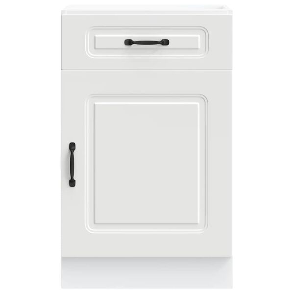 vidaXL Kitchen Base Cabinet Kalmar White Engineered Wood