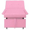 vidaXL Sofa Bed Pink 194 x 67 x 37 cm Fabric