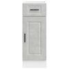 vidaXL Kitchen Base Cabinet&nbsp;Porto Concrete Grey Engineered Wood