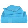 vidaXL Towels "FROGN" 4 pcs Turquoise 100x200 cm 360 gsm