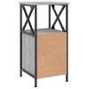 vidaXL Bedside Cabinet Grey Sonoma 34x35.5x70 cm Engineered Wood