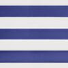vidaXL Retractable Awning Blue and White 3.5x2.5 m Fabric and Aluminium