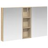 vidaXL Bathroom Cabinet Set 3 pcs 100 x 10.5 x 60.5 cm Engineered wood