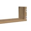 vidaXL Wall Shelves 3 pcs Artisian Oak 58x18x18 cm Engineered Wood