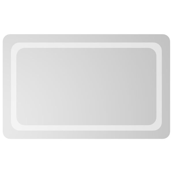 vidaXL LED Bathroom Mirror 50x80 cm