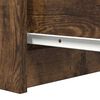 vidaXL Sideboard with Drawers Smoked Oak 37.5x35x99 cm Engineered Wood