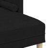 vidaXL Sofa Set 2 pcs Black 173 x 131 x 67 cm Fabric