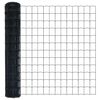 vidaXL Euro Fence Grey 1.4 x 10 m PVC-coated iron