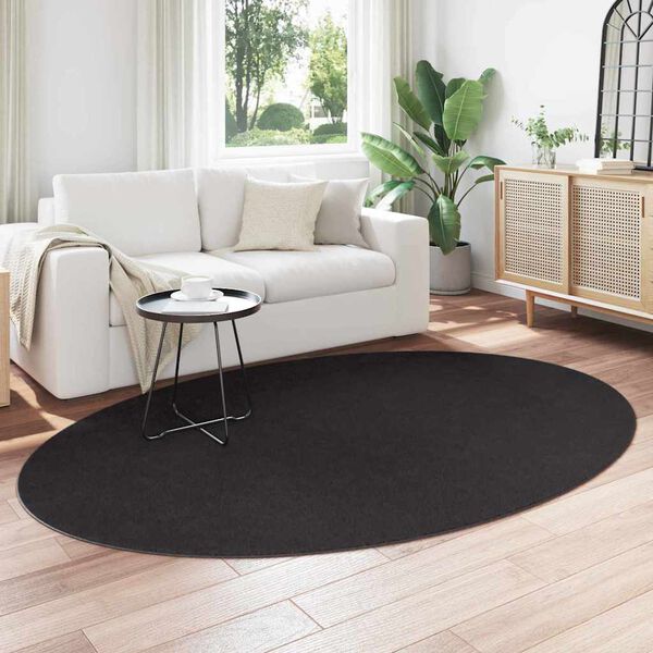 vidaXL Carpet HUARTE Black 230 x 160 cm 100% Polyester