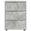 vidaXL Storage Cabinet Concrete Grey 60 x 48 x 81 cm Engineered Wood