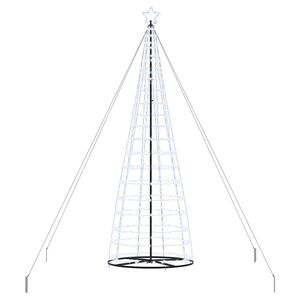 vidaXL LED Christmas Tree with 800 LEDs Cool White 400 cm Iron