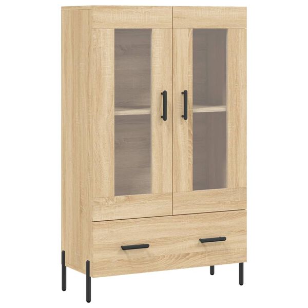 vidaXL Highboard Sonoma Oak 69.5x31x115 cm Engineered Wood