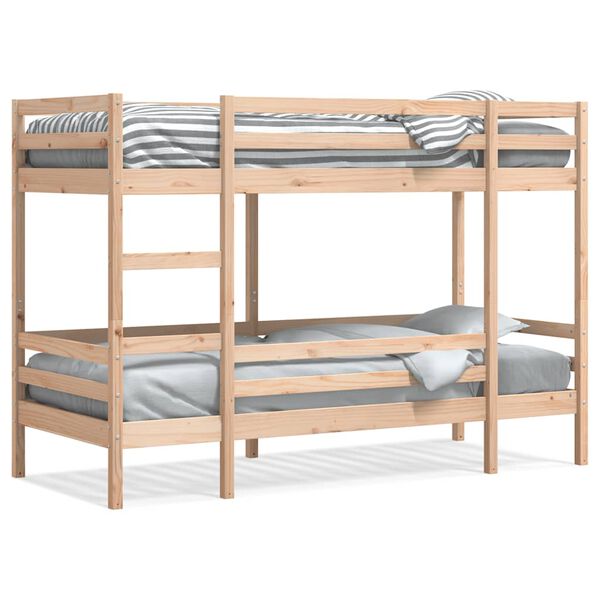 vidaXL Bunk Bed without Mattress 80x200 cm Solid Wood Pine